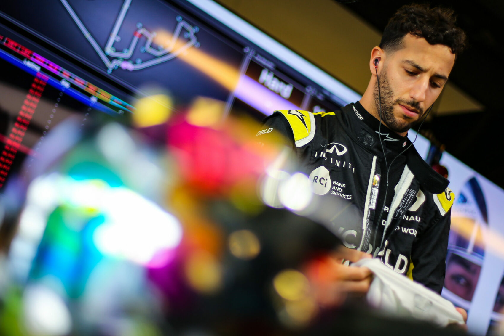 Ricciardo, racingline