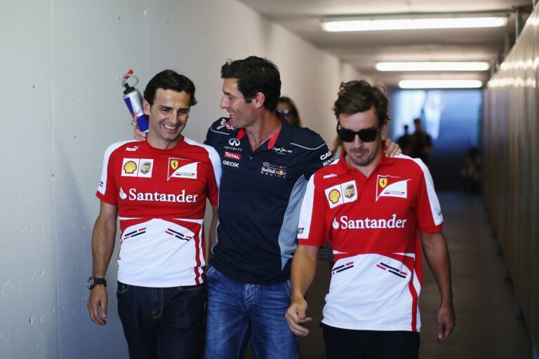 pedro de la rosa, mark webber, fernando alonso