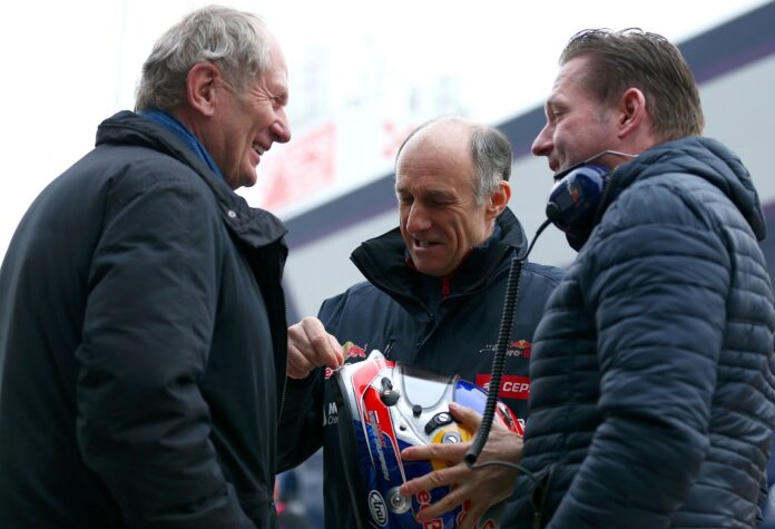franz tost, helmut marko, jos verstappen