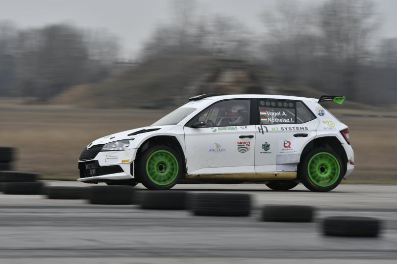 Škoda Fabia R5 teszttel kezdte a szezont Vogel Adri