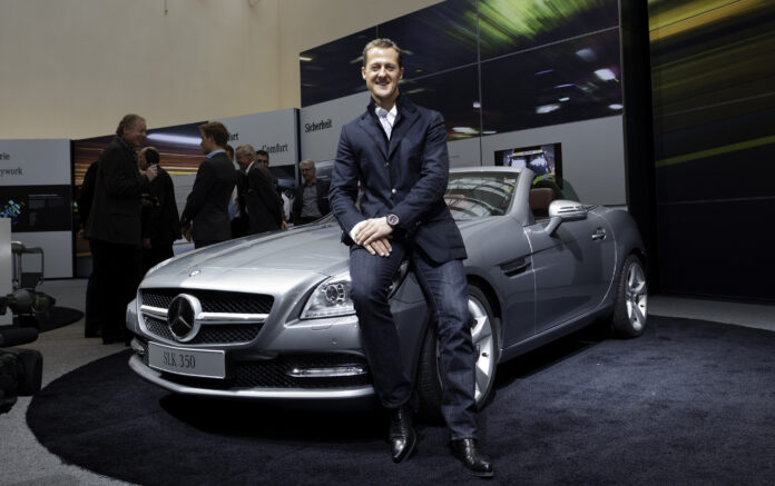 Schumacher, racingline