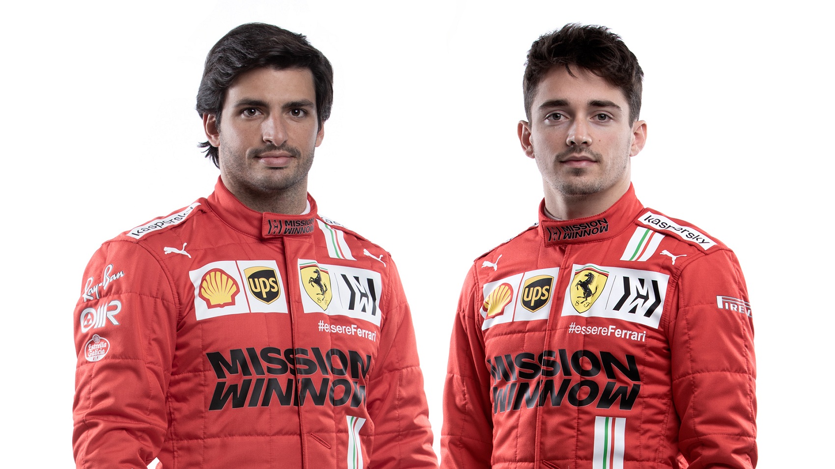 Carlos Sainz, Charles Leclerc, Ferrari
