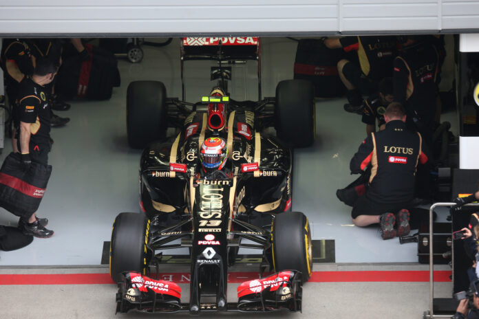 Maldonado, racingline