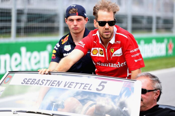 max verstappen, sebastian vettel
