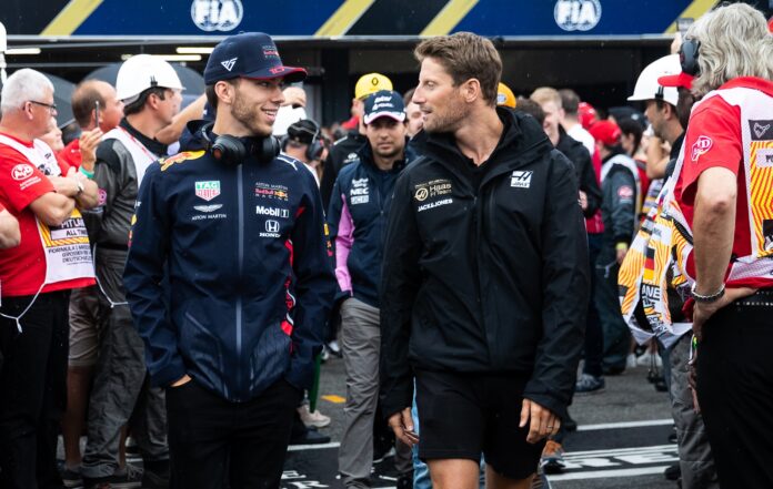 romain grosjean, pierre gasly