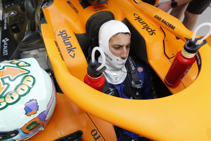 Ricciardo, racingline