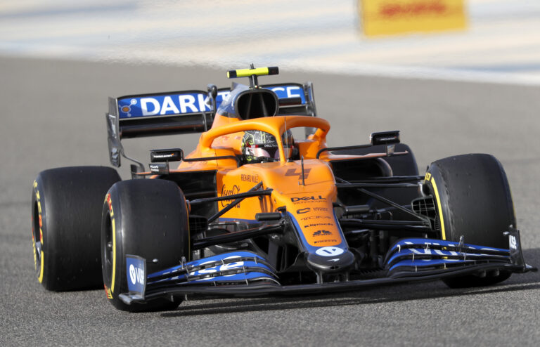 Lando Norris, McLaren, racingline