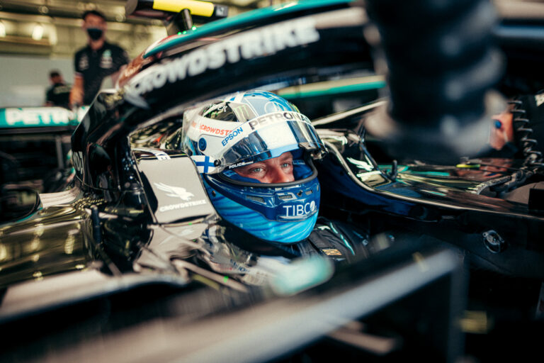 Valtteri Bottas, Mercedes, racingline