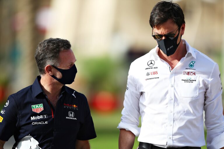 Christian Horner, Toto Wolff, Mercedes, sprintfutamok