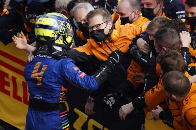 Lando Norris, Andreas Seidl, McLaren