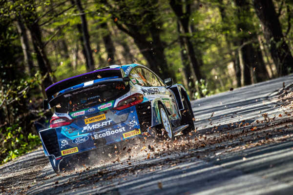 Horvát Rally shakedown