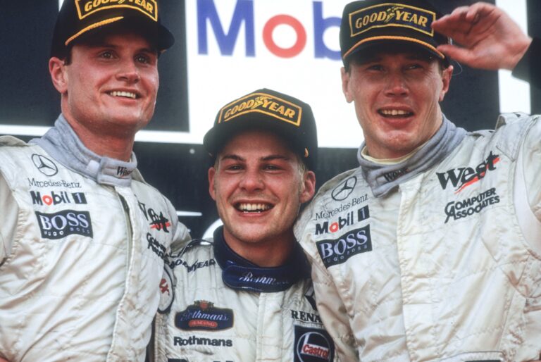 David Coulthard, jacques villeneuve, mika häkkinen