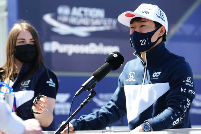Yuki Tsunoda, racingline