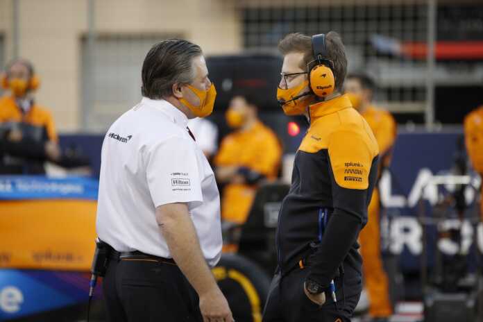 Andreas Seidl, Zak Brown, McLaren