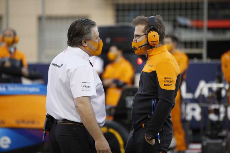 Andreas Seidl, Zak Brown, McLaren