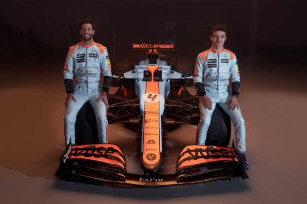 Lando Norris, Daniel Ricciardo, McLaren, Gulf