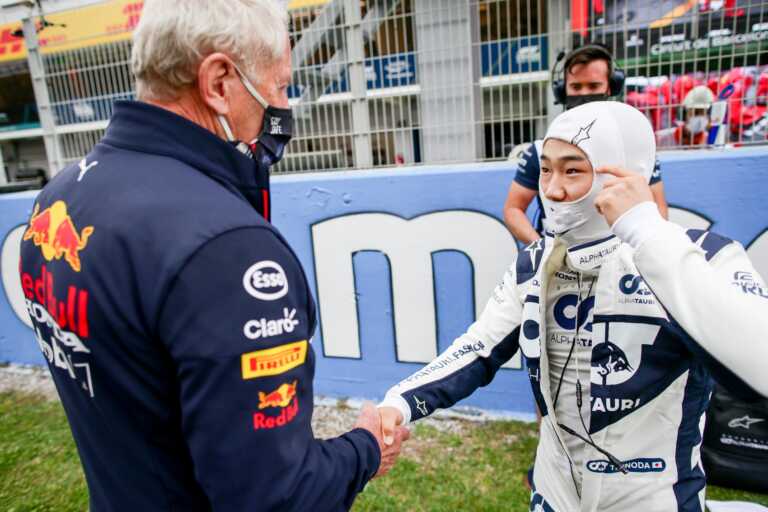 helmut marko, yuki tsunoda