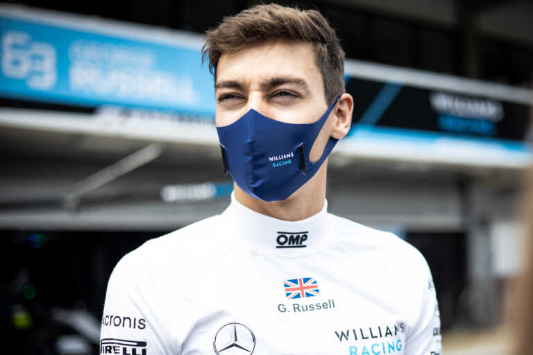 Williams, George Russell, racingline