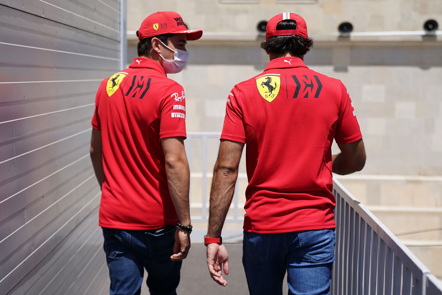Carlos Sainz, Charles Leclerc, Ferrari