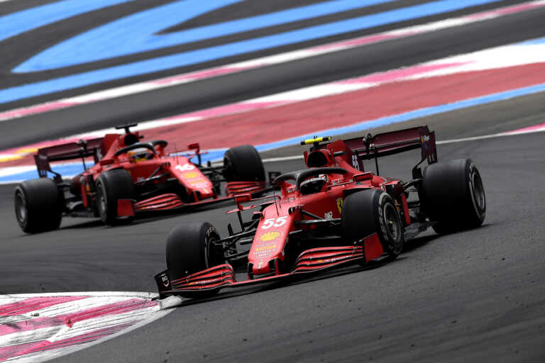 Carlos Sainz, Charles Leclerc, Ferrari