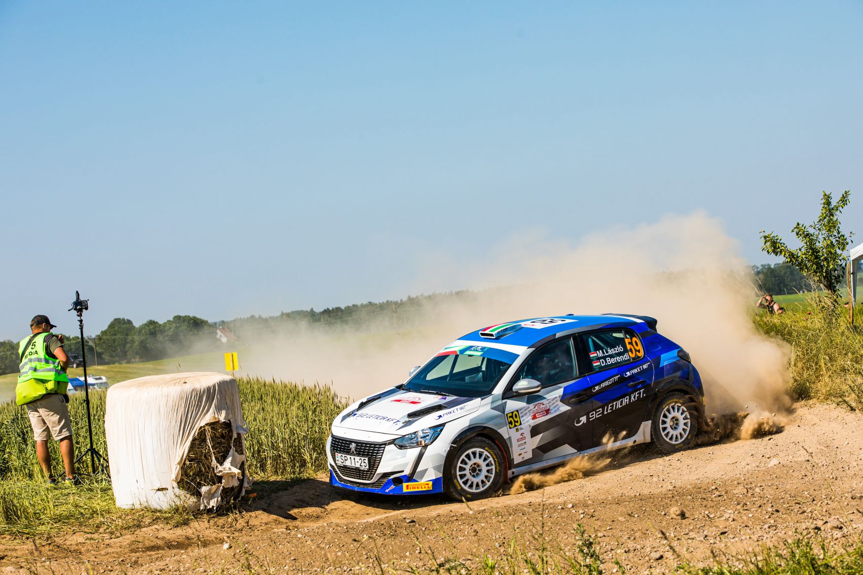 László Martin először versenyez Lettországban