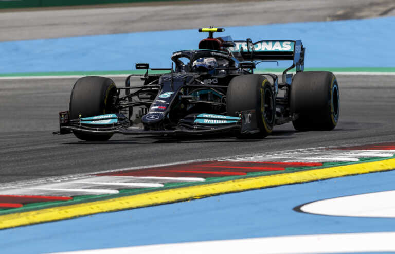 Bottas, racingline, Mercedes