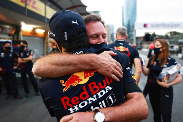 Christian horner, Sergio Pérez, racingline