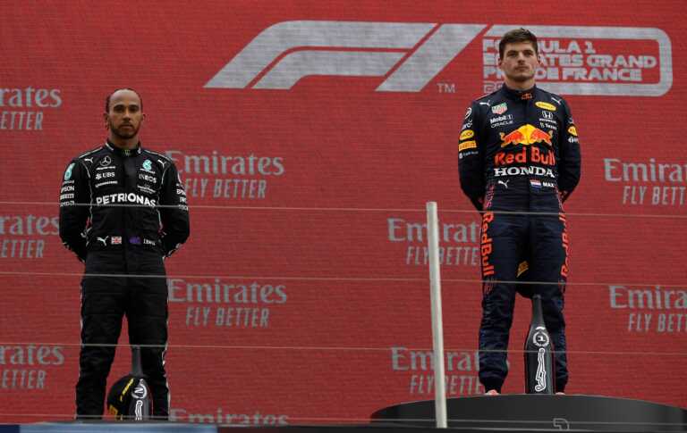 Lewis Hamilton, Max Verstappen