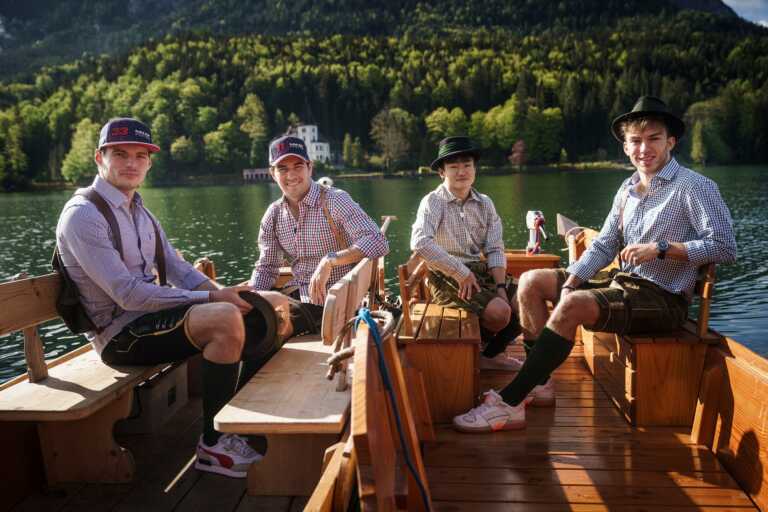 Max Verstappen, Sergio Perez, Yuki Tsunoda, Pierre Gasly, red bull