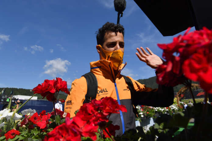 Ricciardo, racingline