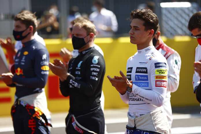 Lando Norris, Valtteri Bottas, Max Verstappen, McLaren, Mercedes, Red Bull