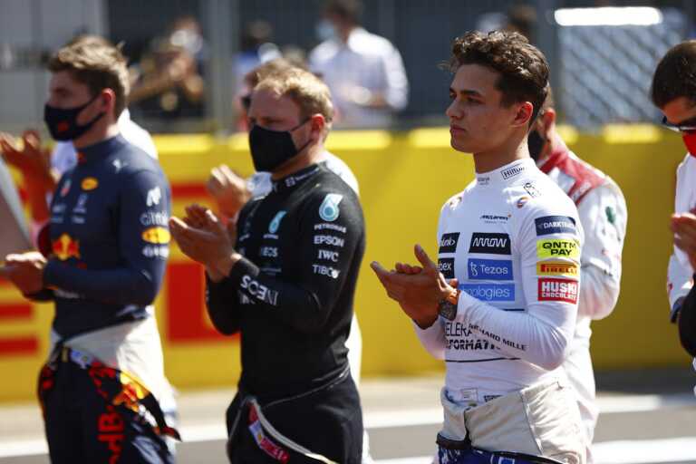Lando Norris, Valtteri Bottas, Max Verstappen, McLaren, Mercedes, Red Bull