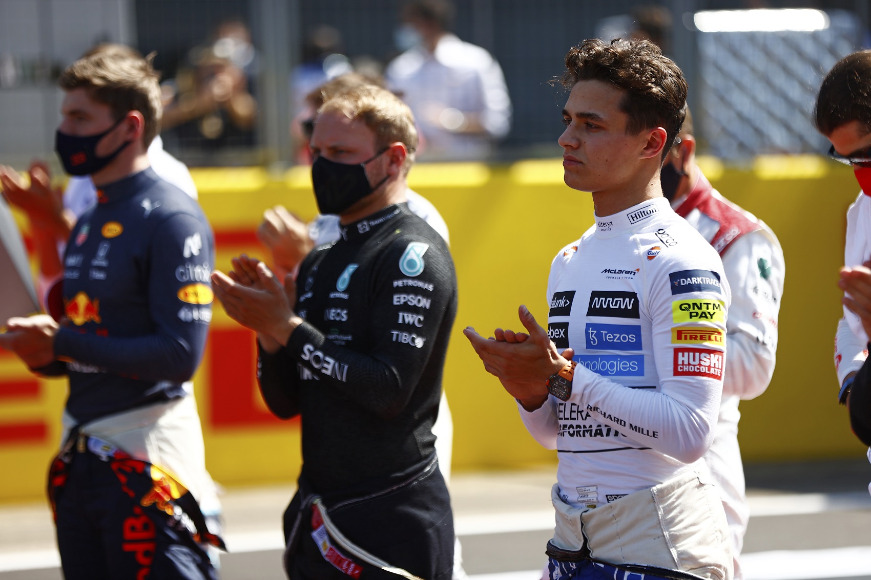 Lando Norris, Valtteri Bottas, Max Verstappen, McLaren, Mercedes, Red Bull
