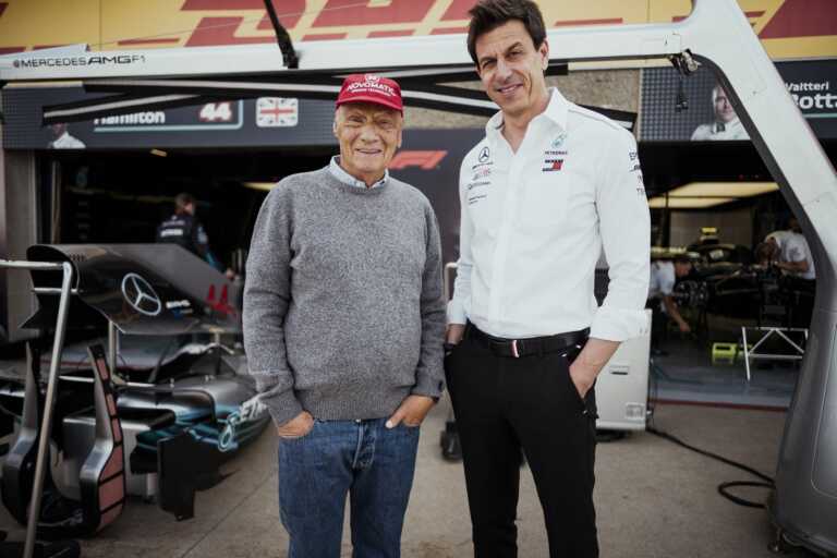 Niki Lauda, Toto Wolff, Mercedes