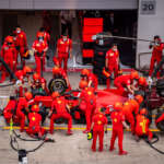 Charles Leclerc, Ferrari, boxutca
