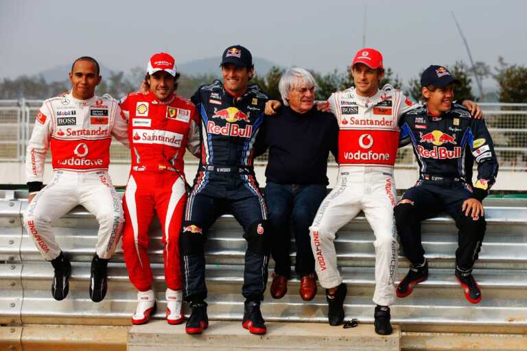 lewis hamilton, fernando alonso, mark webber, bernie ecclestone, jenson button, sebastian vettel