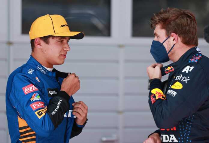 Lando Norris, Max Verstappen, McLaren, Red Bull