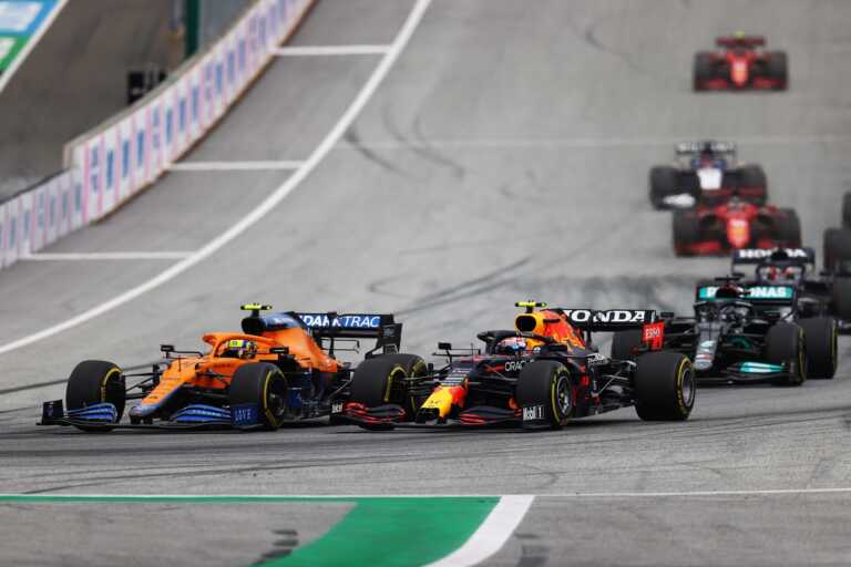 Lando Norris, Sergio Pérez, Red Bull, McLaren