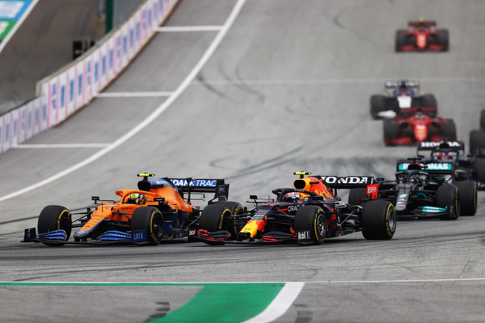 Lando Norris, Sergio Pérez, Red Bull, McLaren