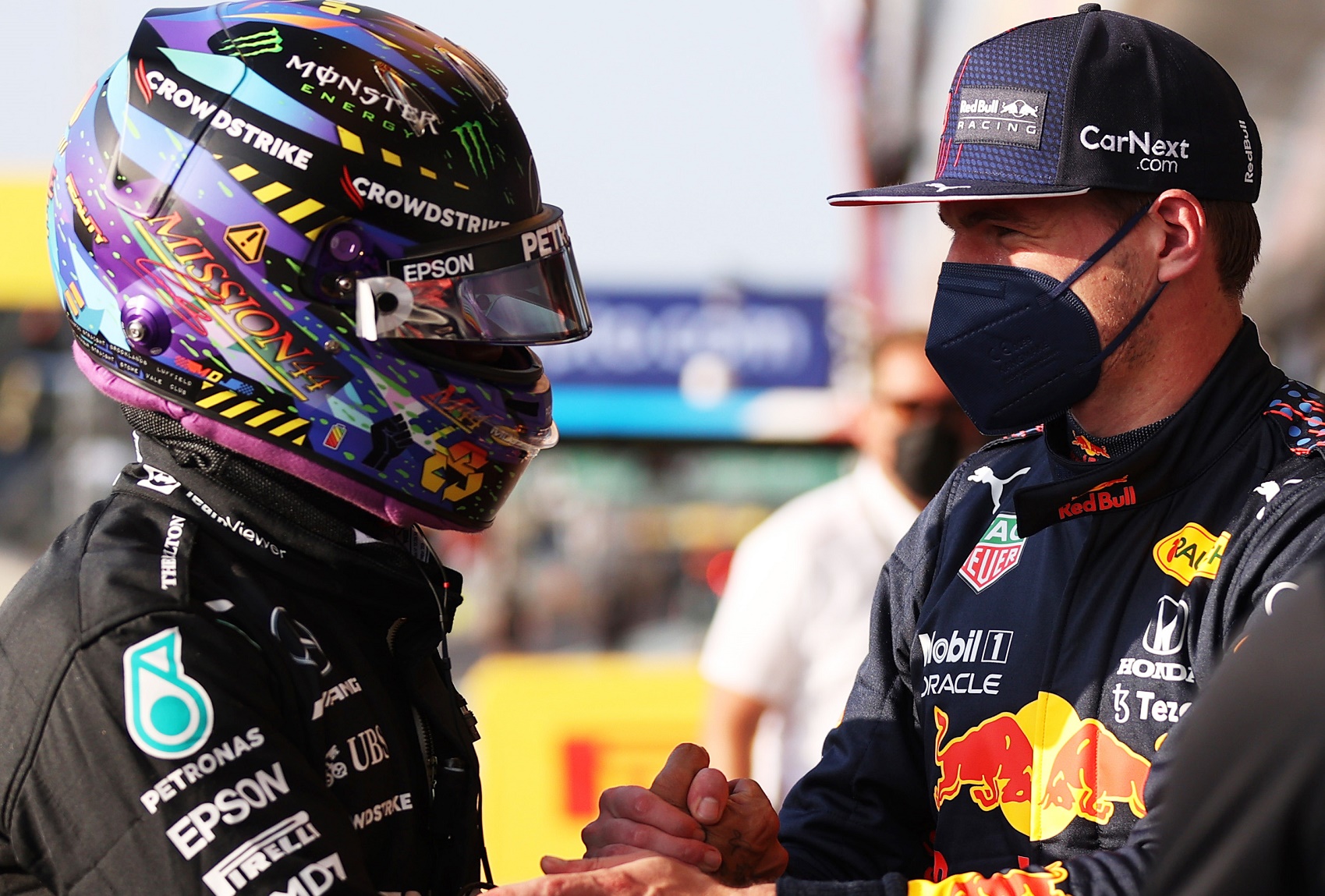 Max Verstappen, Lewis Hamilton