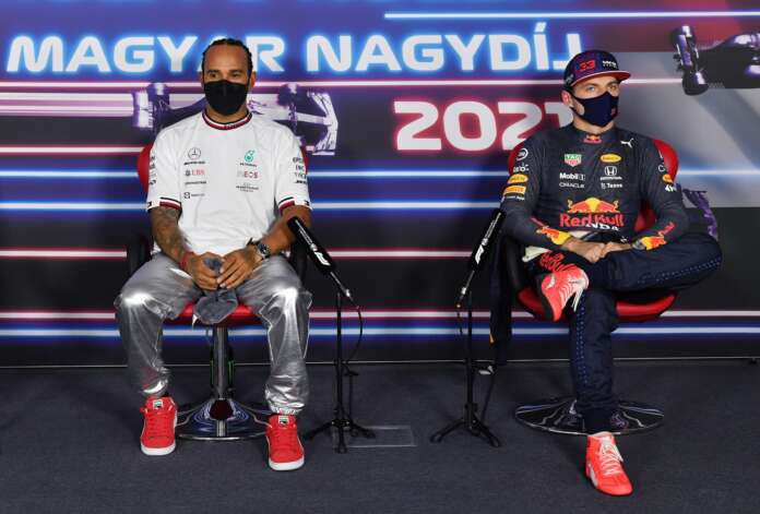 Max Verstappen, Lewis Hamilton