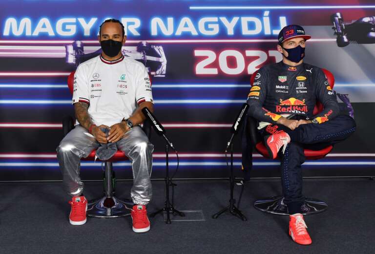 Max Verstappen, Lewis Hamilton