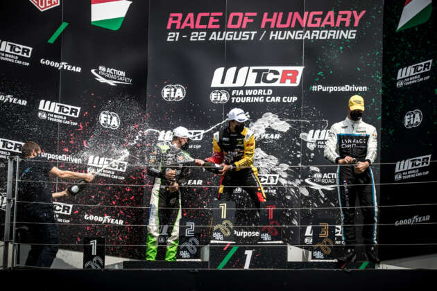 WTCR, podium