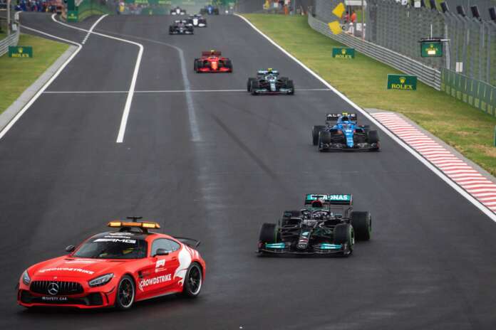 Safety car, Hamilton, fia