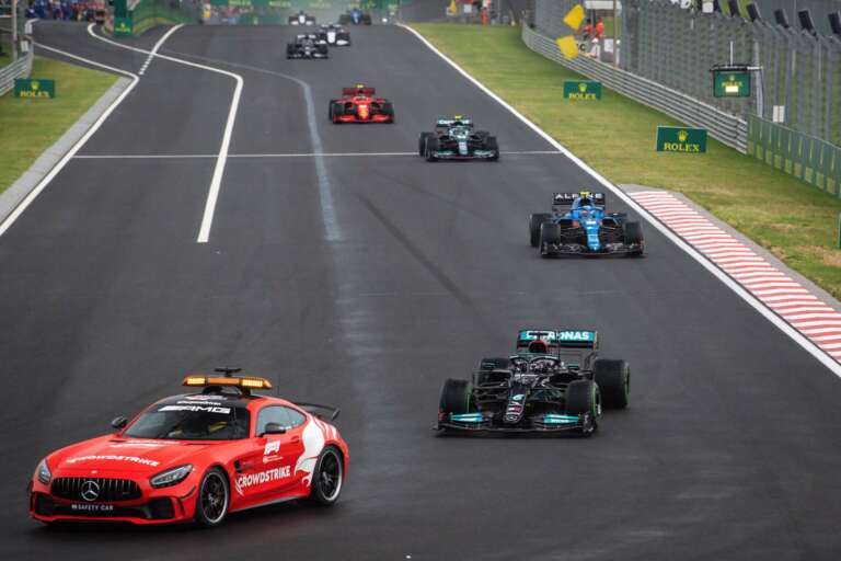 Safety car, Hamilton, fia