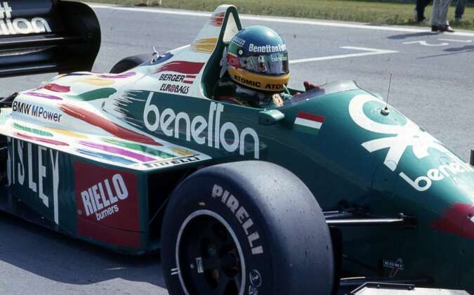 gerhard berger, benetton-bmw
