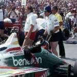 gerhard berger, benetton-bmw