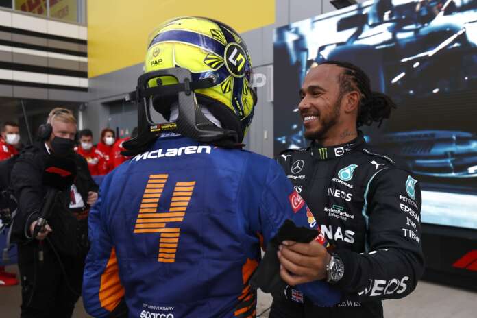 lando norris, lewis hamilton