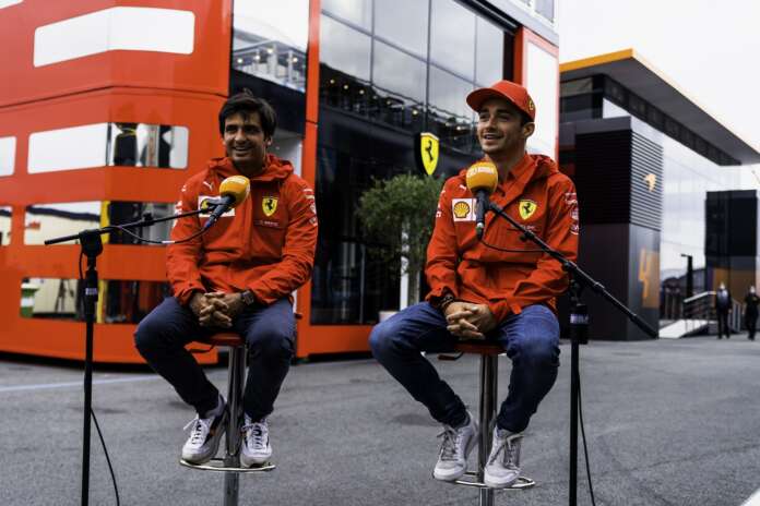 Charles Leclerc, Carlos Sainz, Ferrari