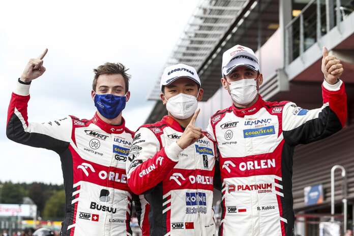 Louis Délétraz, Ye Yifei, Robert Kubica, Team WRT, ELMS, racingline.hu